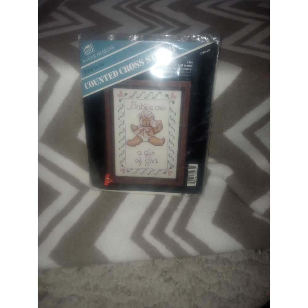 Counted Cross Stitch CSK-30 Banar Designs Babies NOS Sealed